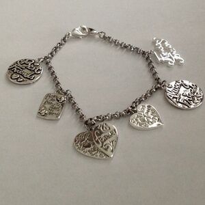 Artisan's Silver BFF charm bracelet